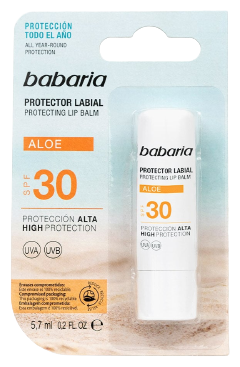 Babaria Protector Labial Aloe SPF 30 5,7 ml