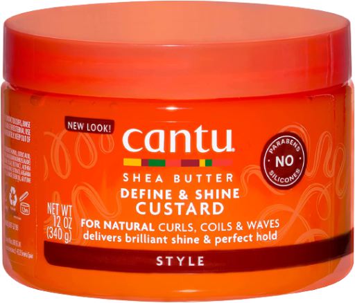 Cantu Define & Shine Natural Hair 12oz Custard