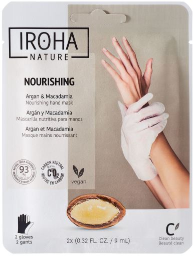 Iroha Nature Mascarilla de para Manos Guantes Arg&aacute;n