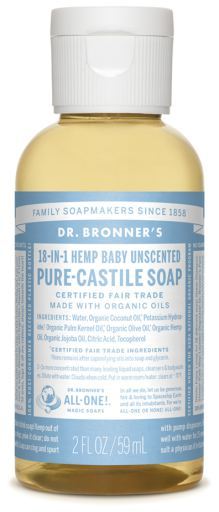 Dr. Bronner's Unscented Liquid Soap