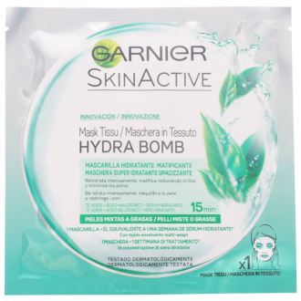 Garnier Skinactive Hydrabomb Mascarilla Facial Hidratante Matificant