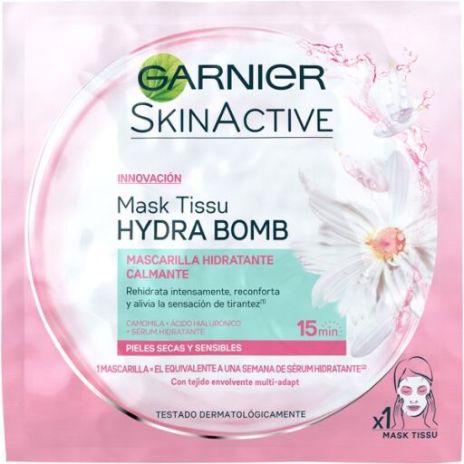 Garnier Skin Active Hydra Bomb Mascarilla Facial Calmante