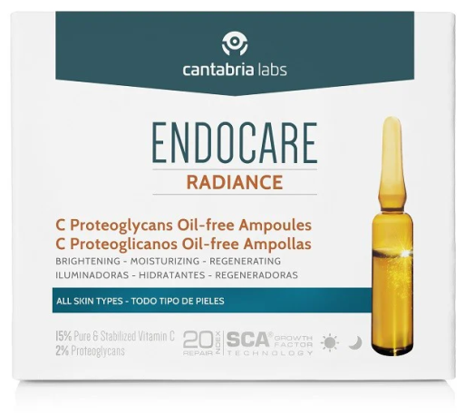 Endocare Radiance C-Proteglicanos Oil-Free 30 Ampollas