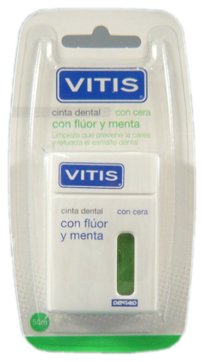 Vitis Dental Tape w/ Fluor and Mint 50 + 5 meters