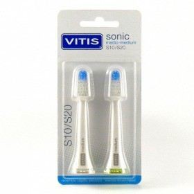 Vitis Sonic Recambio Cepillo Medio 2 Unidades