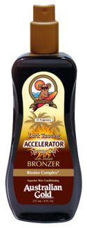 Australian Gold Dark Tanning Accelerator Spray Gel with Bronzer 237 ml