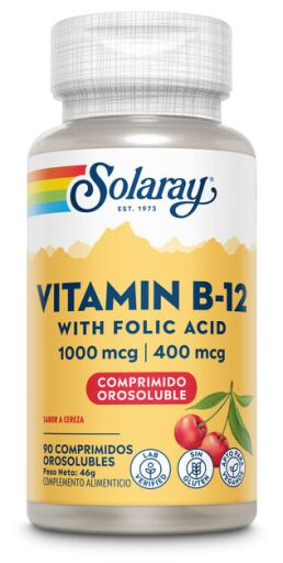 Vitamina B12 1000 mcg 90 Comprimidos