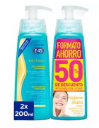 E45 Pack Bactopur Gel Limpiador Purificante 2x200 ml