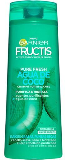 Fructis Champ&uacute; Fortificante Pure Fresh Agua de Coco 360 ml