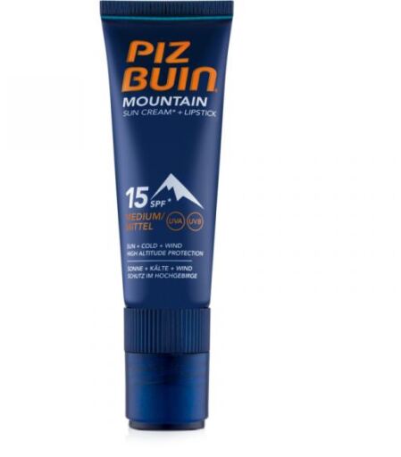 Piz Buin Mountain Crema Solar + Labial 20 ml