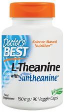 L-Theanine With Suntheanine 90 Veggie Capsules L-Theanine With Suntheanine 90 Veggie Capsules