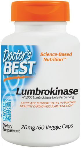 Lumbrokinase 20 mg 60 C&aacute;psulas