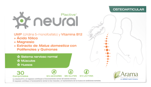 Arama Natural Plactive Neural 30 Comprimidos