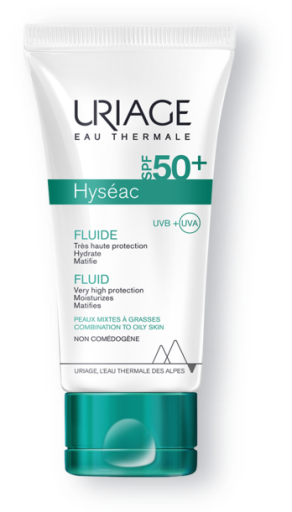 Uriage Hys&eacute;ac Fluido Solar SPF50+ 50 ml