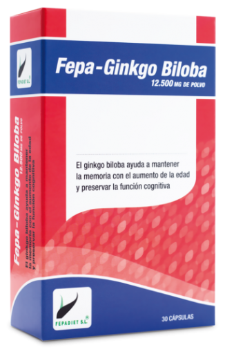 Fepadiet Ginkgo Biloba 50: 1 - 12,500 mg 30 Caps