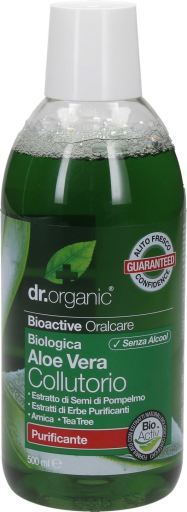 Dr. Organic Enjuague Bucal de &Aacute;loe Vera 500 ml