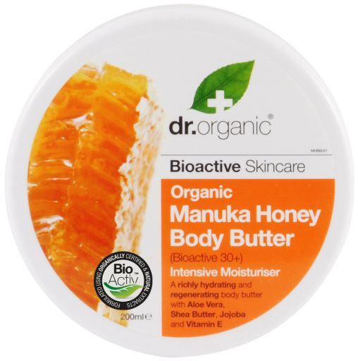 Dr. Organic Manteca Corporal Miel de Manuka 200 ml