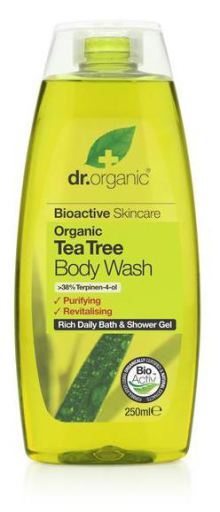 Dr. Organic Gel de Ducha &Aacute;rbol de T&eacute; Org&aacute;nico 250 ml