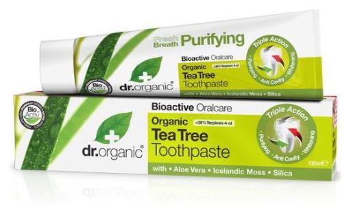 Dr. Organic Pasta Dental con &Aacute;rbol de T&eacute; Org&aacute;nico 100ml
