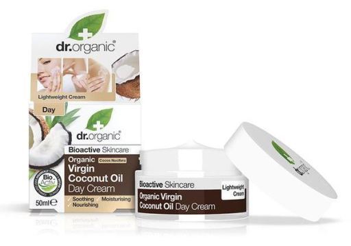 Dr. Organic Crema de D&iacute;a de Aceite de Coco Org&aacute;nico 50 ml