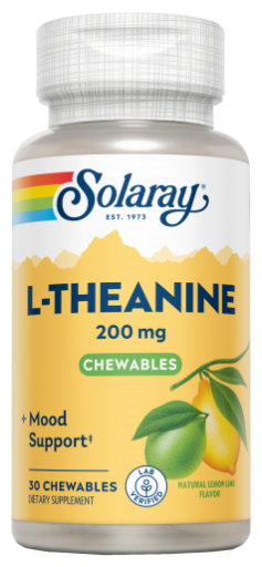 L-Teanina 200 mg 30 Comprimidos Masticables