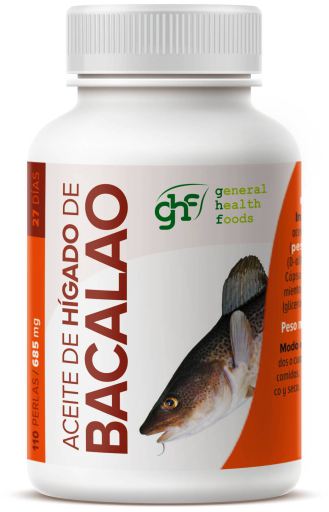 GHF H&iacute;gado Bacalao 110 Perlas 685 mg