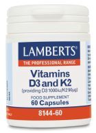 Vitamina D3 1000 UI y K2 90 60 C&aacute;psulas