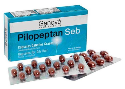 Genov&eacute; Pilopeptan Seb 30 C&aacute;psulas