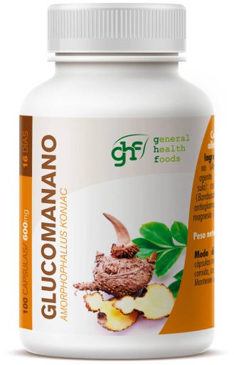 GHF Glucomanano 100 C&aacute;psulas 600 mg