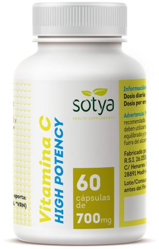 Sotya Vitamin C High Potency 60 capsules of 700 mg
