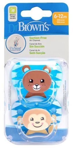 Dr. Brown's Chupete prevent animal 6-12 meses