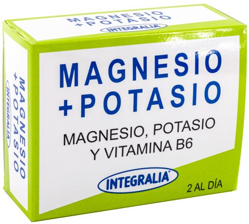 Integralia Magnesio + Potasio + Vitamina B6 60 C&aacute;psulas