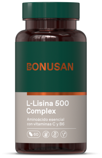 Bonusan L-Lisina Comprimidos 500 mg 60 C&aacute;psulas