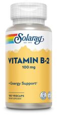 Vitamina B2 100 mg 100 Cápsulas Vegetales Vitamina B2 100 mg 100 Cápsulas Vegetales