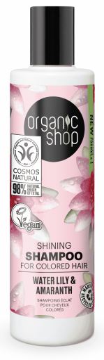 Organic Shop Shine Shampoo for Dyed Hair Nen&uacute;far and Amaranth 280 ml