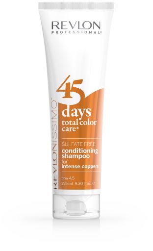 Revlon Professional 45 Days Champ&uacute; Acondicionador Intense Coppers 275 ml