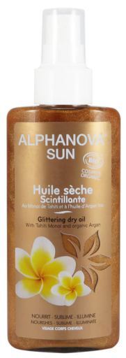 Alphanova Aceite Seco Radiante con purpurina 125 ml