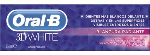 Oral-B Dental 3d White Blanco Radiante 75 ml