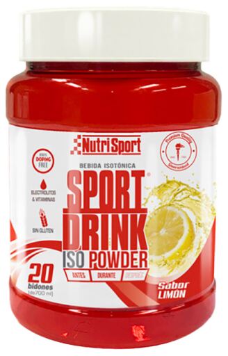 Nutrisport Sport Drink Powder Lim&oacute;n 1020 gr