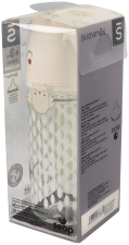 Biber&oacute;n Cristal Tetina Silicona 3 Posiciones 240 ml