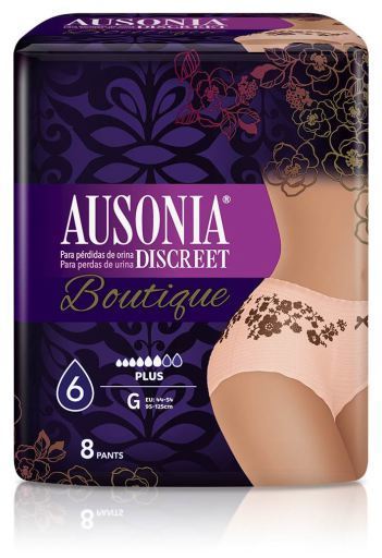 Ausonia Discreet Pants Boutique Talla G 8 Unidades