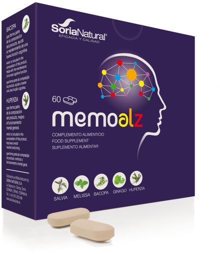 Soria Natural Memoalz 60 Comprimidos 1100 mg