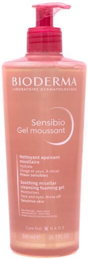 Bioderma Sensibio Moussing Gel 500 ml