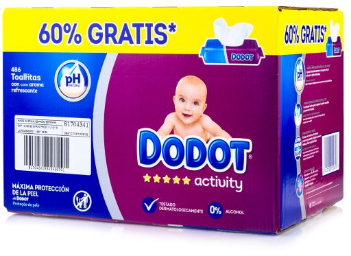 Activity Toallitas Beb&eacute; 486 uds