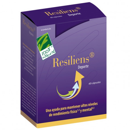 100% Natural Resiliens Depoe 60 C&aacute;psulas