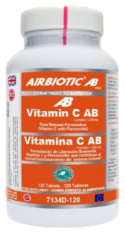 Airbiotic Vitamin C Complex 1000mg 120 Capsules