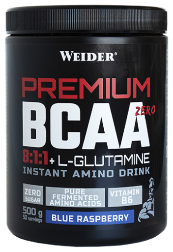 Weider Premium Bcaa 8:1:1 + Lglutamina Blue Raspberry 500 gr