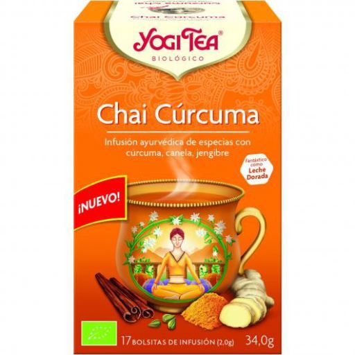 Yogi Tea Chai Curcuma 17 Bolsitas