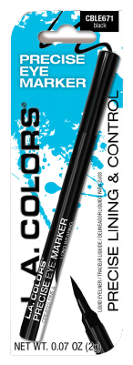 L.A. Colors Eyeliner l&iacute;quido Precise Eye Marker Negro