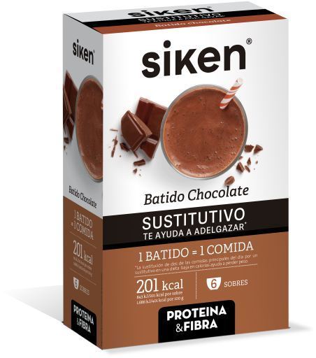 Siken Batido Chocolate 6 sobres